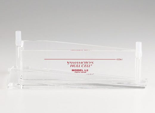 进口日本山本渡金实验槽B-54-LW Hull Cell空气罐，长型