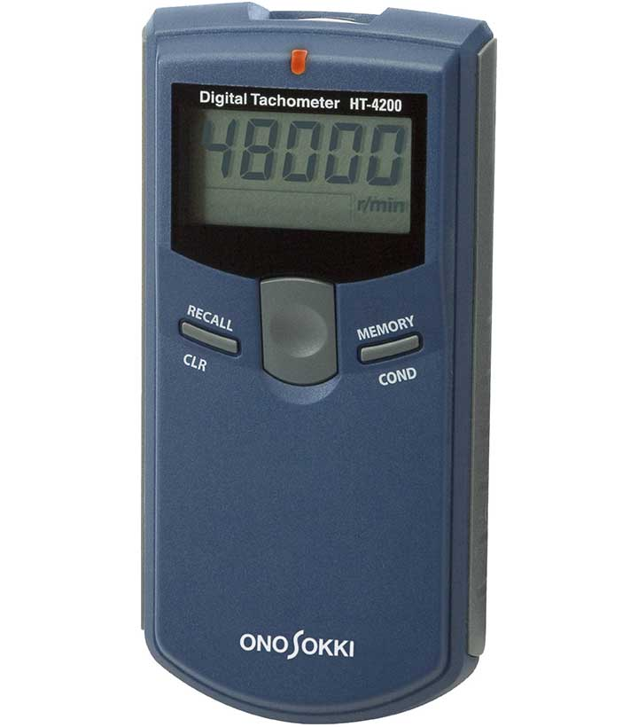 onosokki HT-5500 具有模拟和脉冲输出的双接触/非接触式转速表
